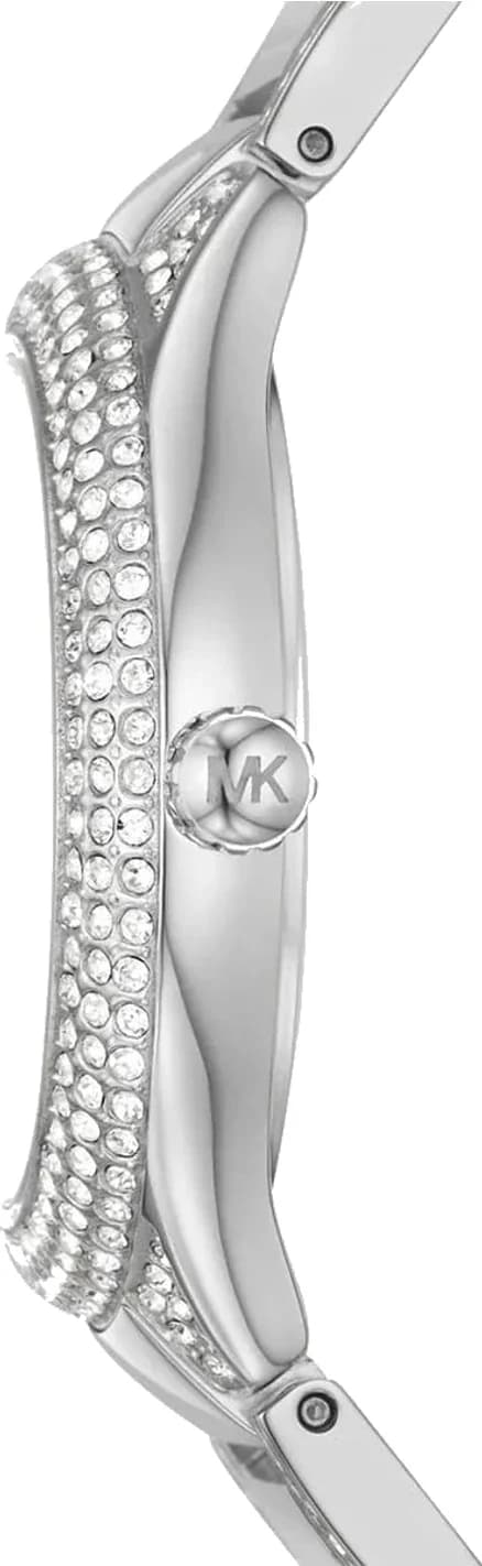 Cadran nacre de la montre Michael Kors MK4657 en détail