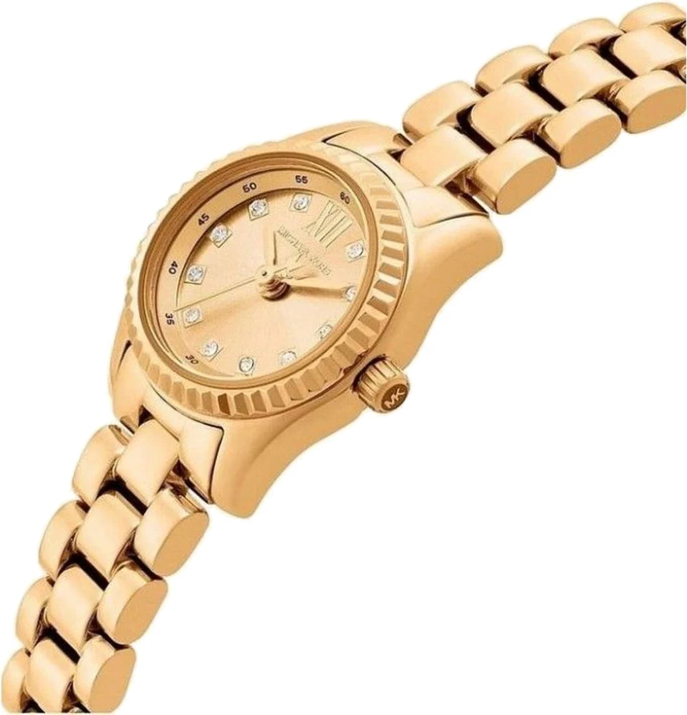 Profil de la montre Michael Kors MK4862, boîtier or