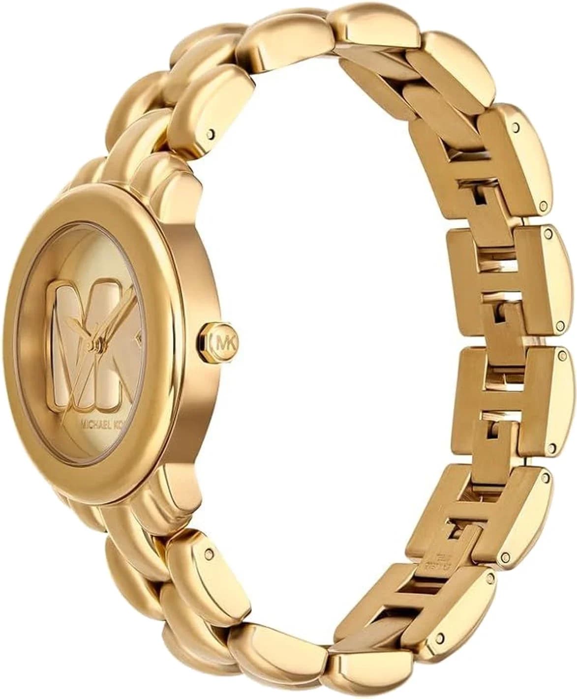 Profil de la montre Michael Kors MK4923, boîtier or