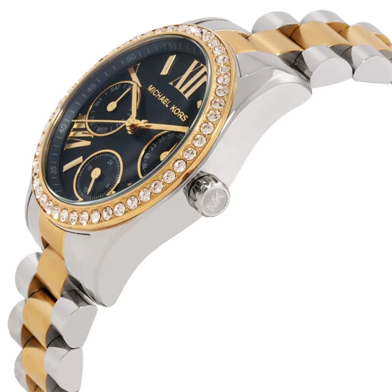 Profil de la montre Michael Kors MK4925, boîtier bicolore