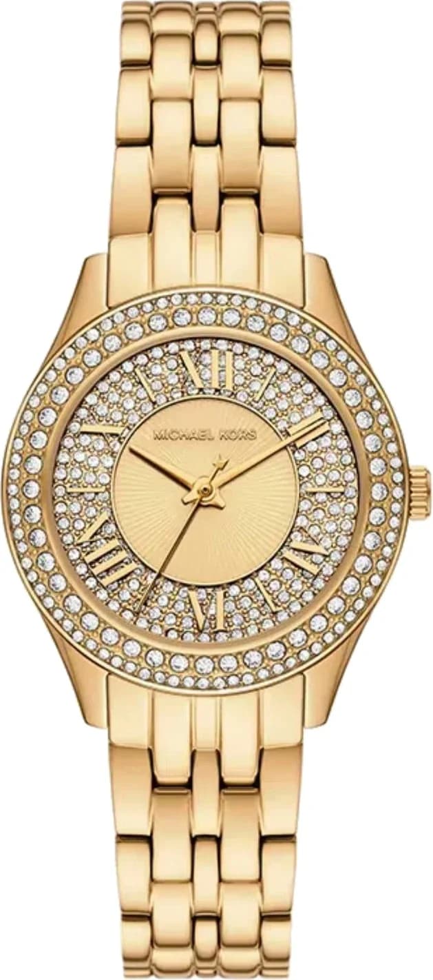 Montre femme Michael Kors MK4974, cadran doré sur bracelet acier