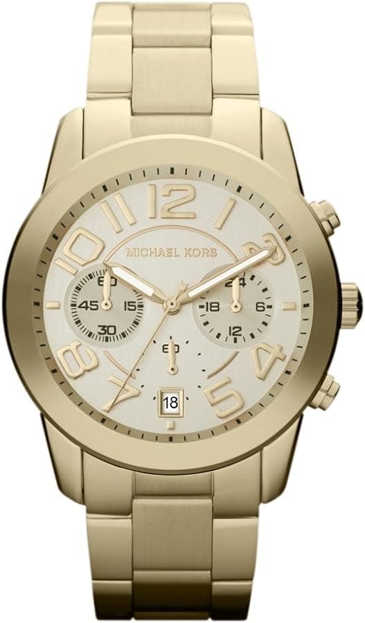 Montre femme Michael Kors MK5726, au cadran beige et finition or intégrale