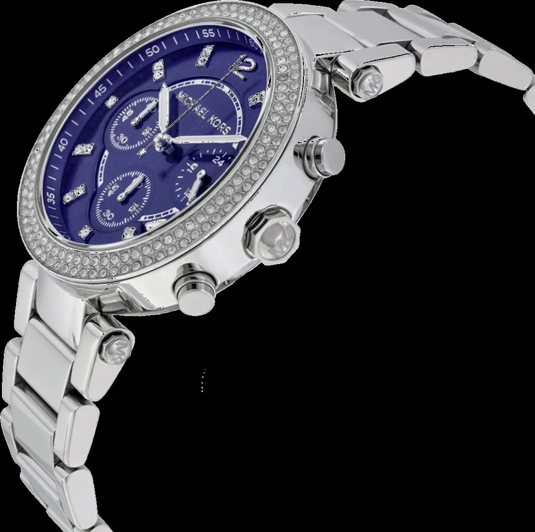 Profil de la montre Michael Kors MK6117, boîtier argent
