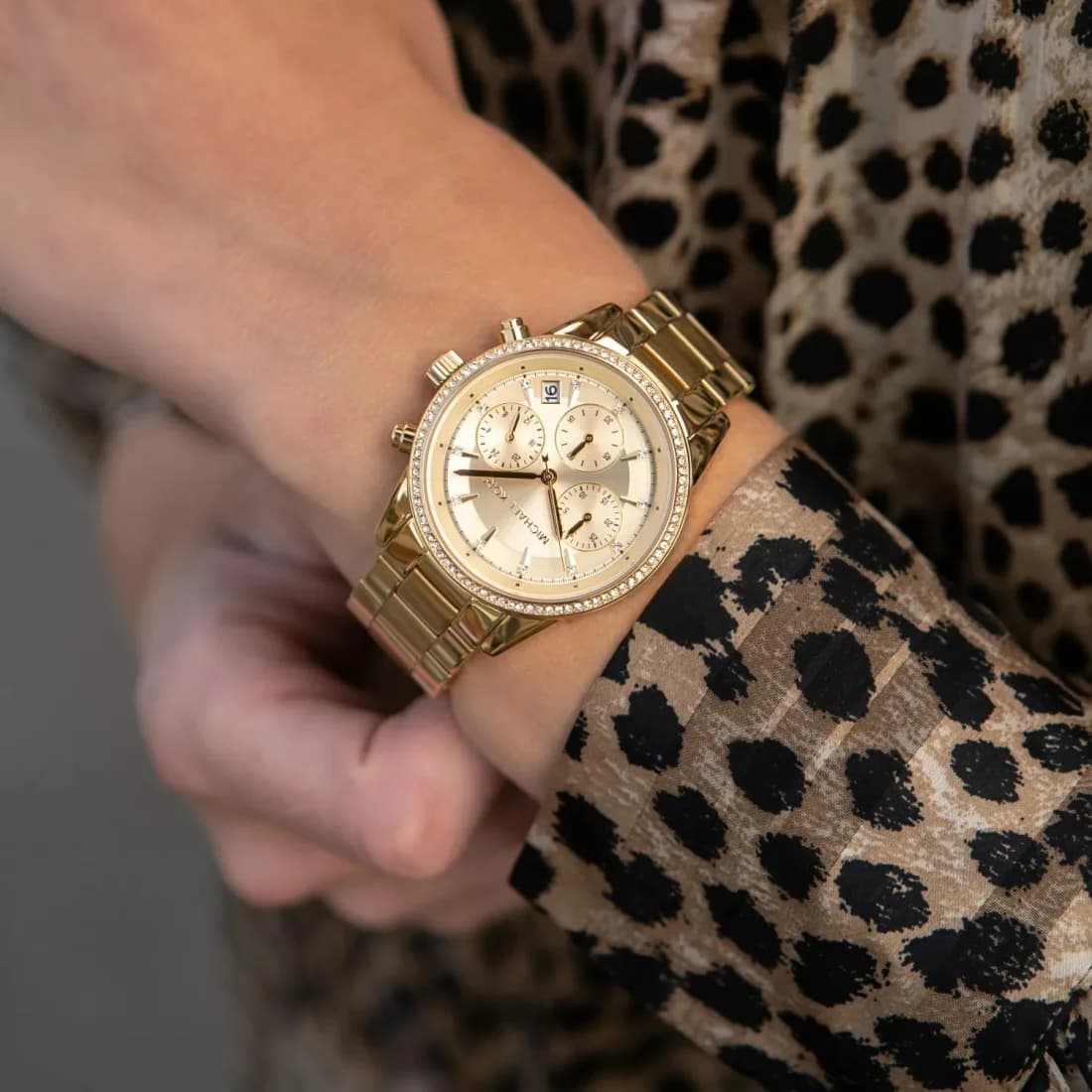 Montre Michael Kors MK6356 femme verso boîtier or