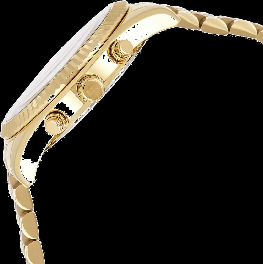 Cadran or rose de la montre Michael Kors MK6473 en détail