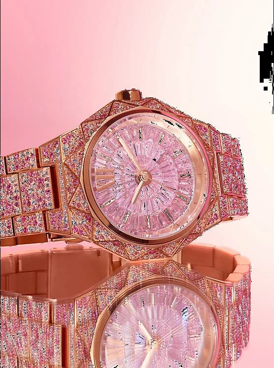 Montre femme Michael Kors Raquel MK7343 Pavé couleur or rose - Edition limitée vue 7