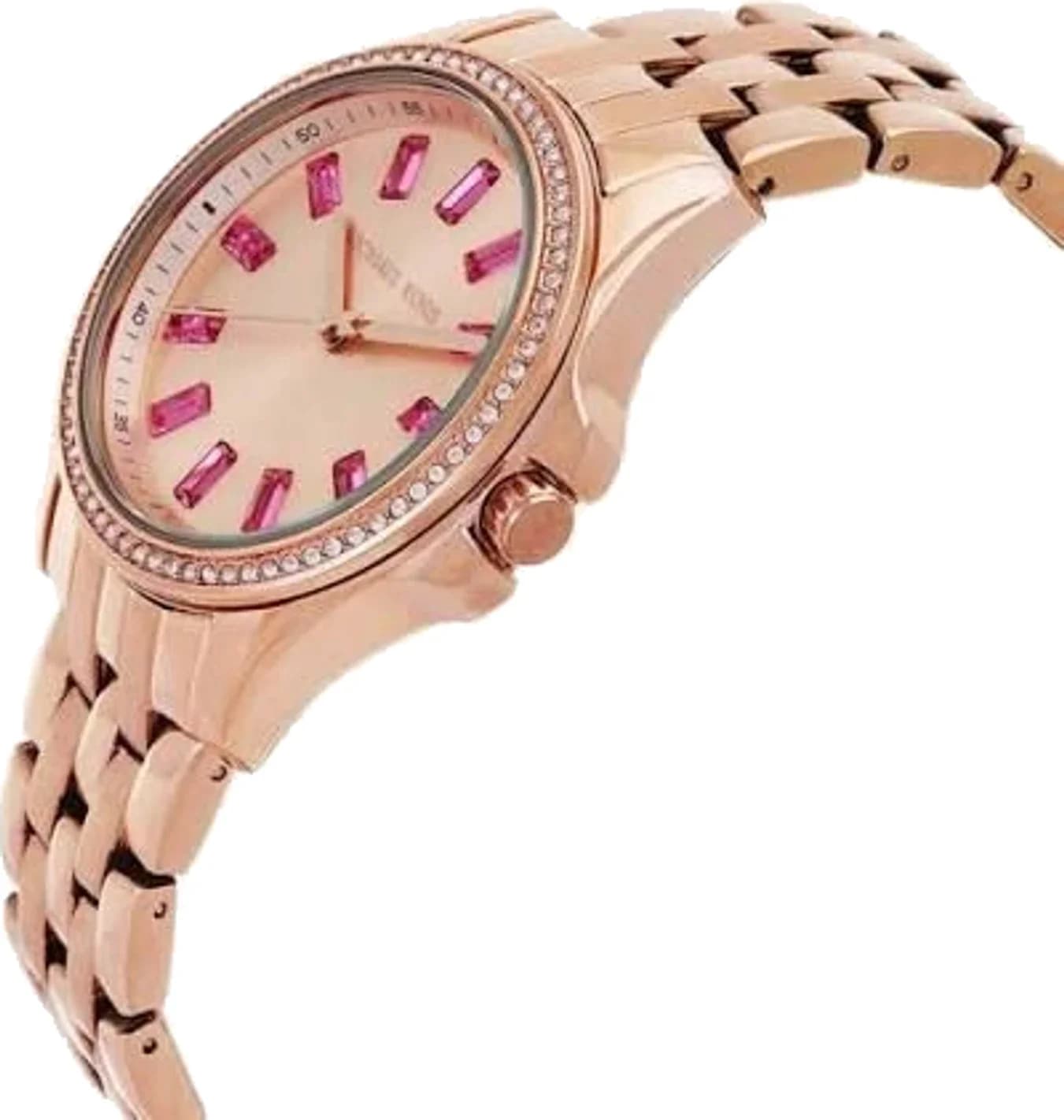 Profil de la montre Michael Kors MK7367, boîtier or rose