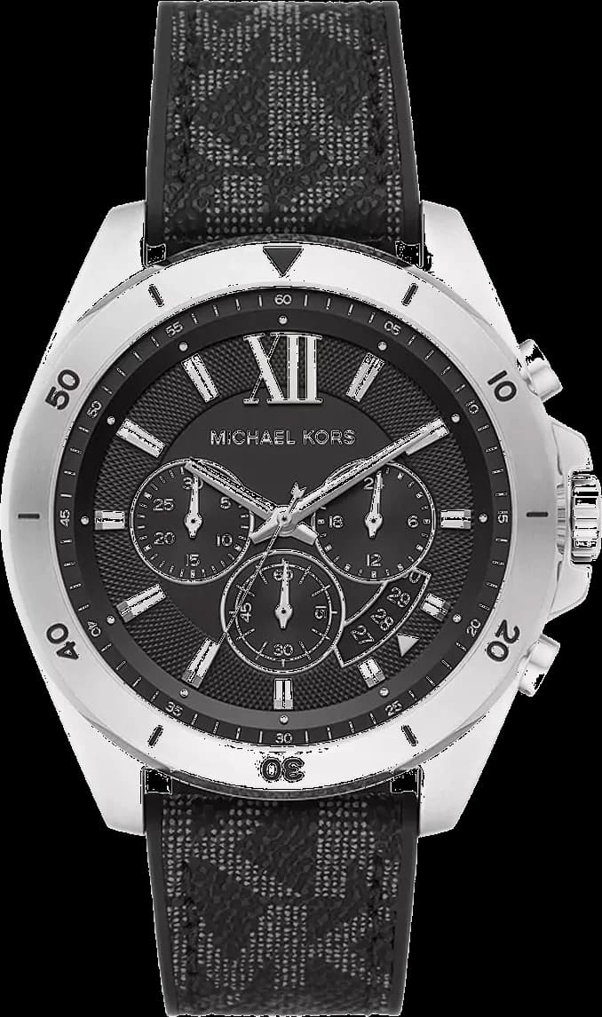 Montre homme Michael Kors MK8850, noire bande toile imprimée