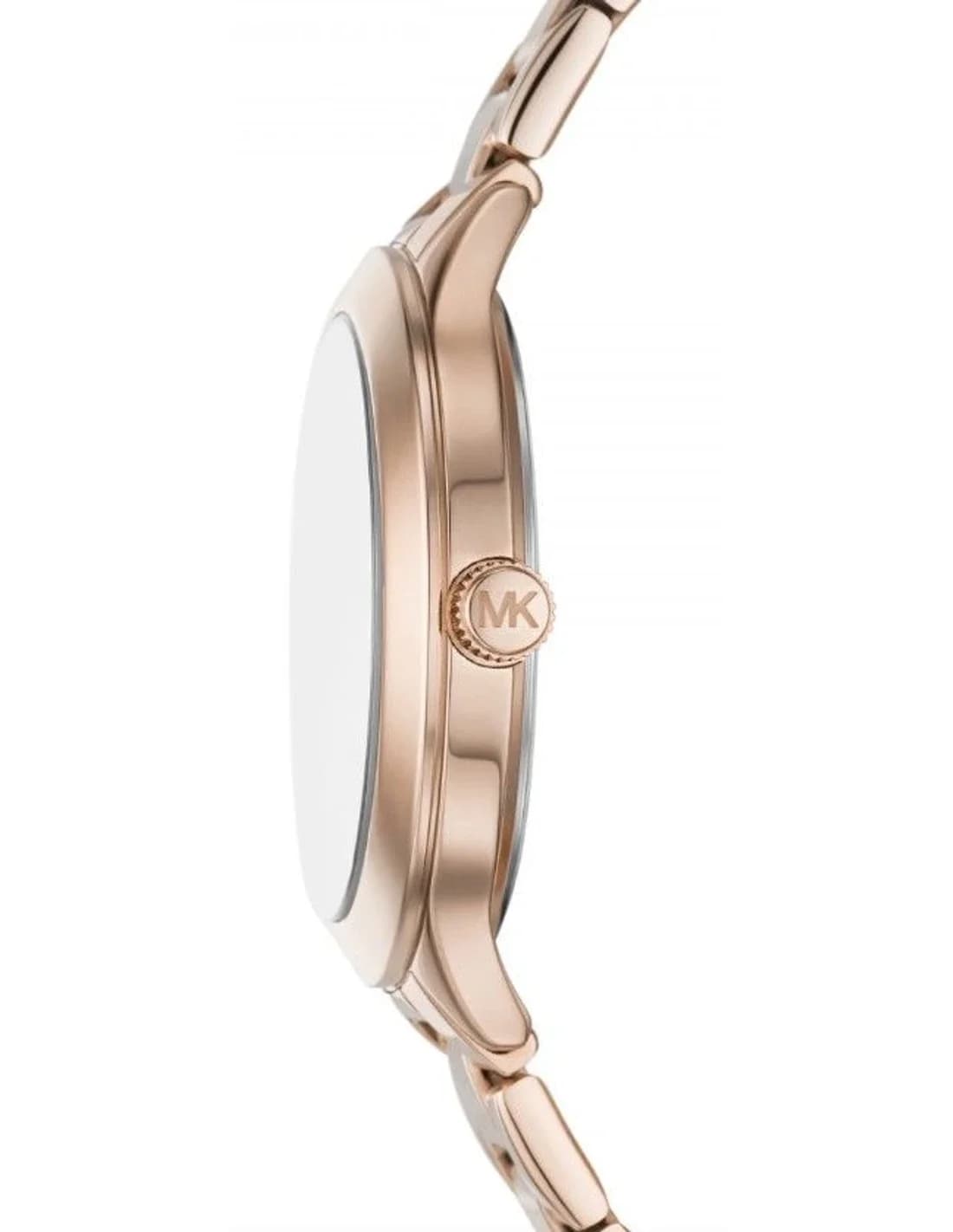 Profil de la montre Michael Kors MKO1057, boîtier or rose