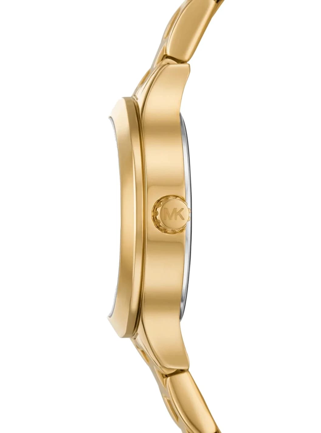 Profil de la montre Michael Kors MKO1086, boîtier or
