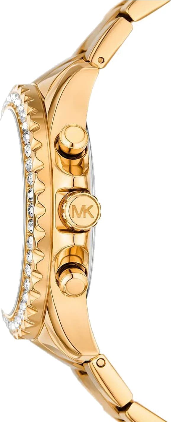 Profil de la montre Michael Kors MKO1130, boîtier or