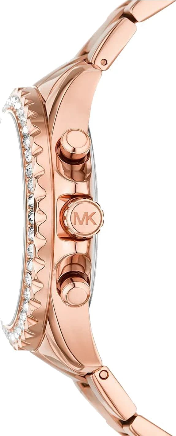 Profil de la montre Michael Kors MKO1131, boîtier or rose