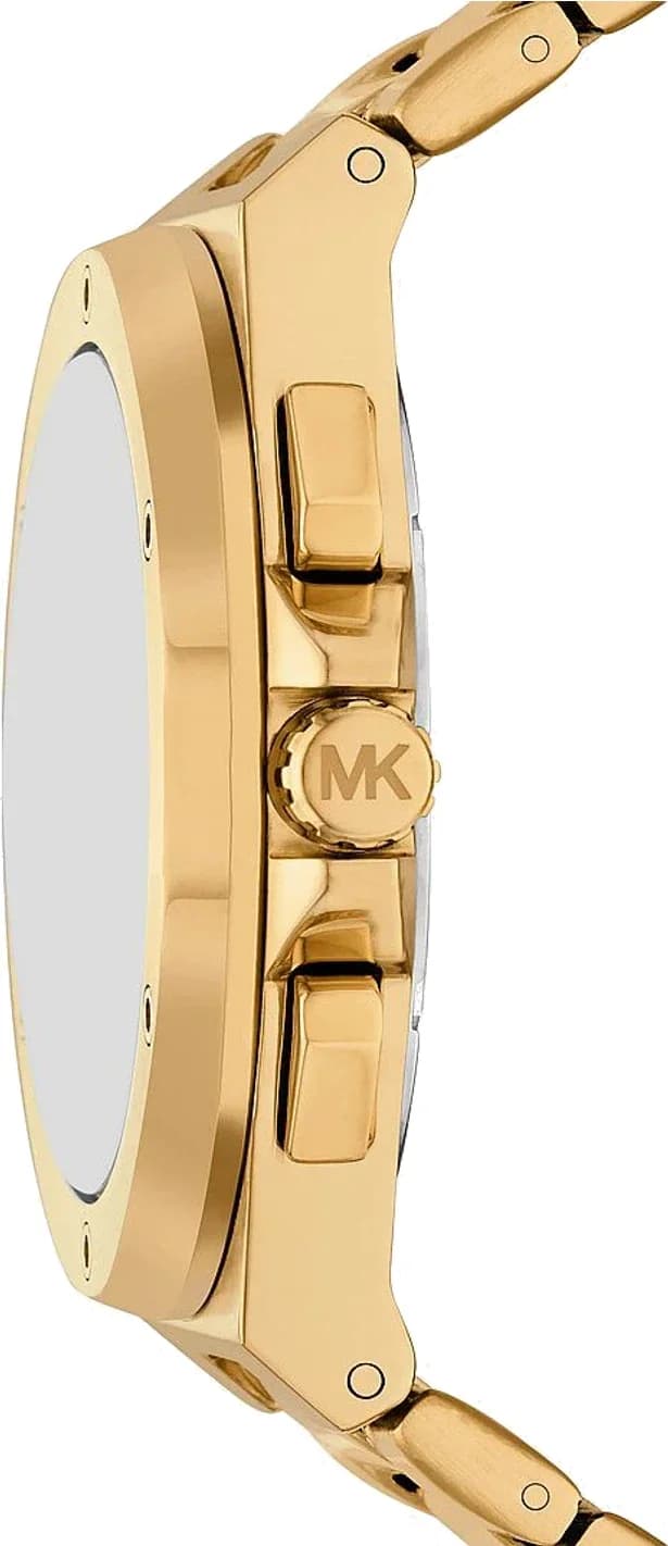 Cadran noir de la montre Michael Kors MKO1236 en détail