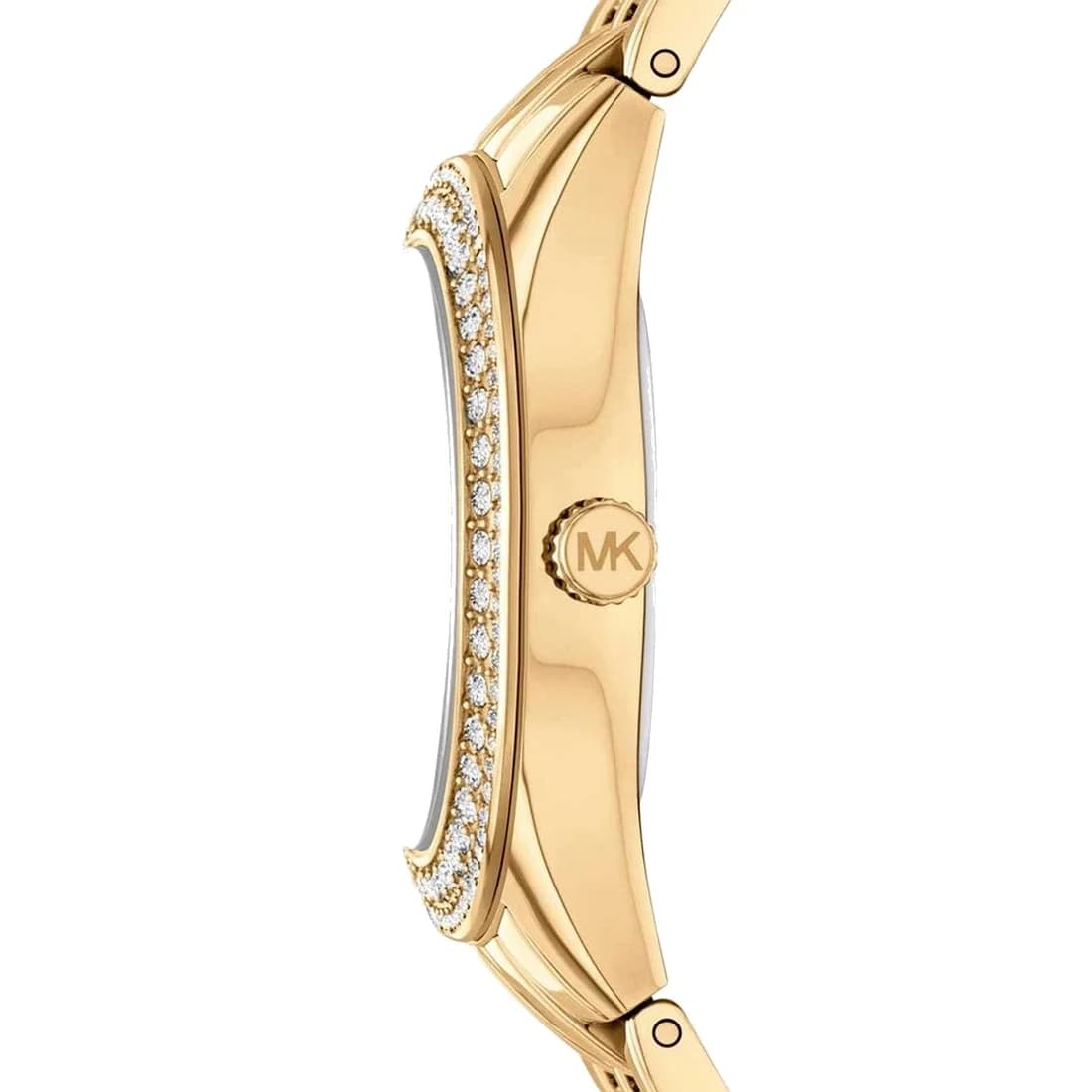 Profil de la montre Michael Kors MKO9017, boîtier or