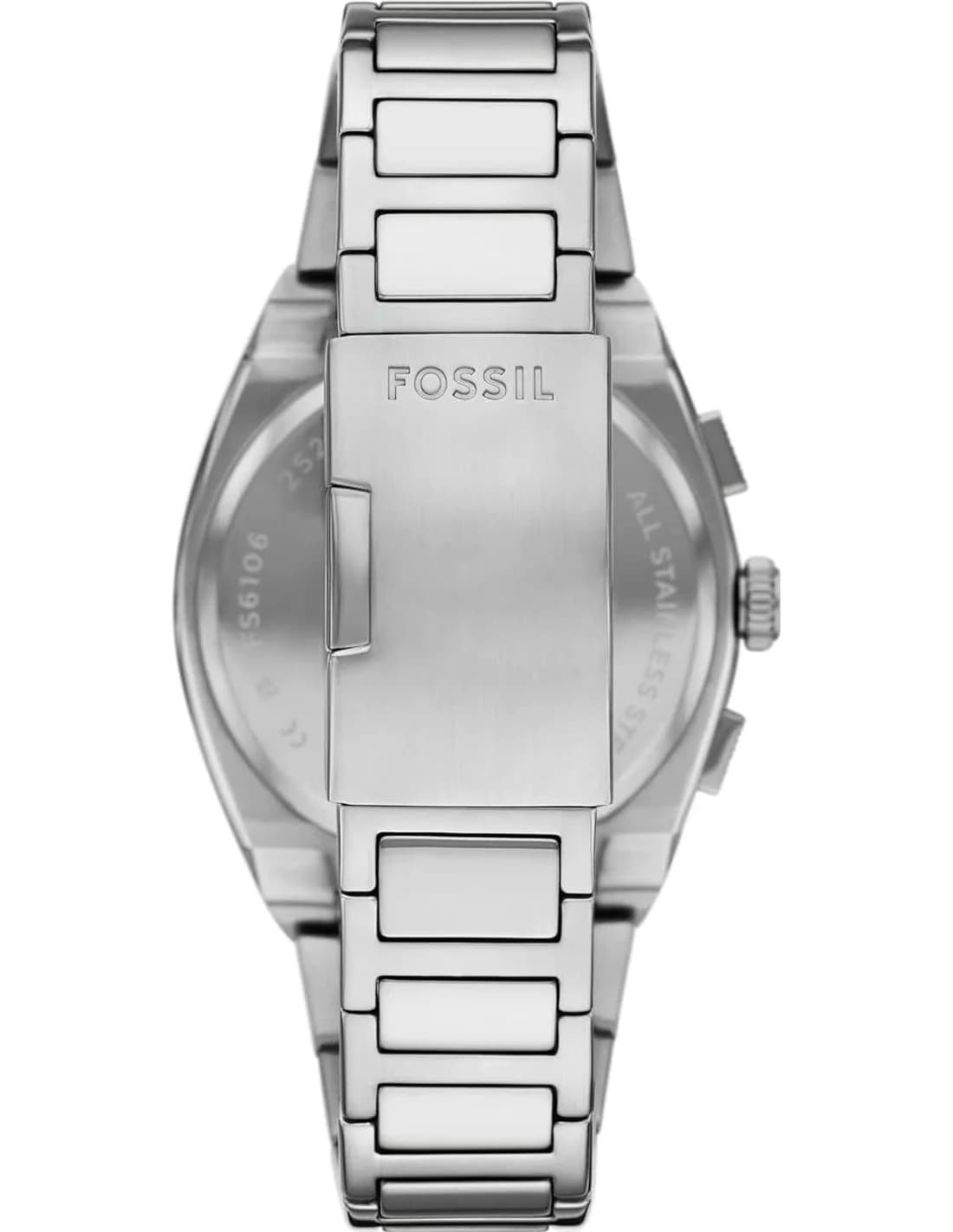 Montre Fossil FS6104 homme détail cadran bleu