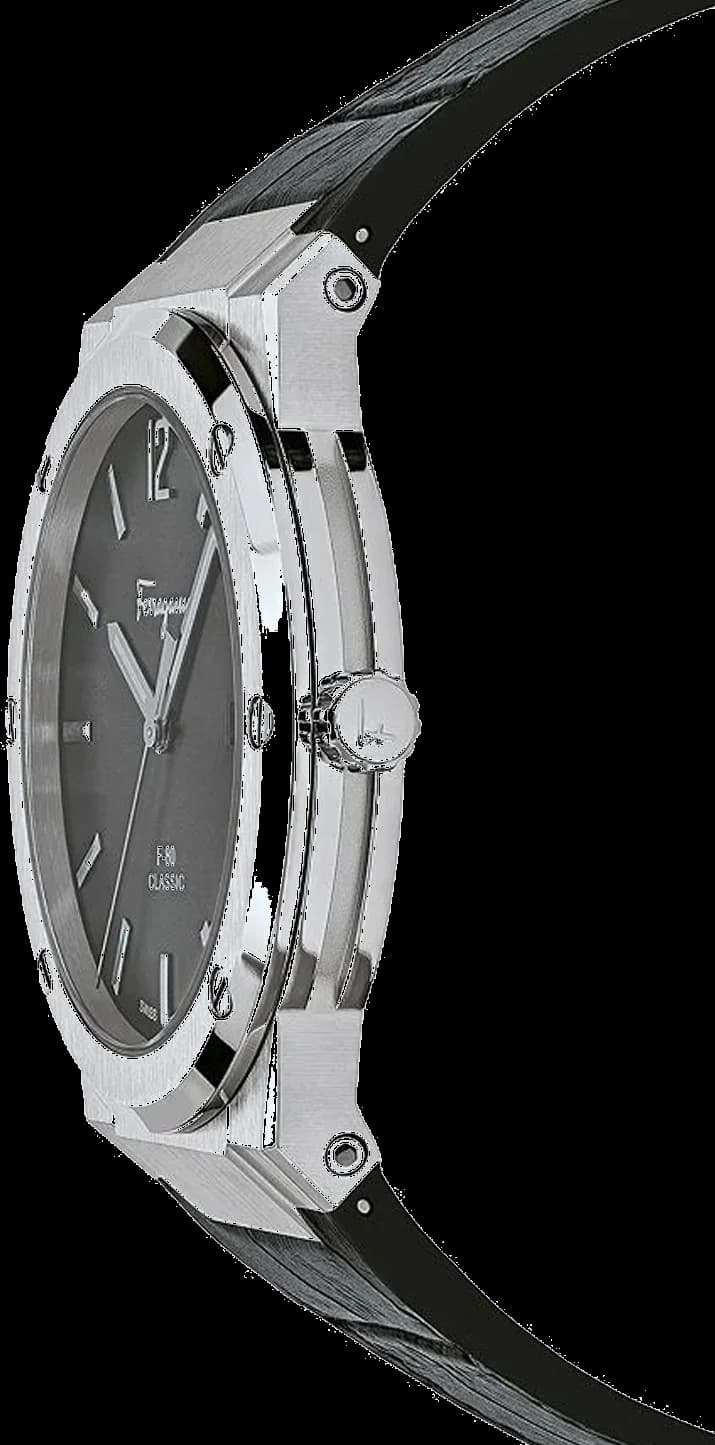 Profil de la montre Salvatore Ferragamo SFDT00219, boîtier argent
