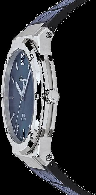Profil de la montre Salvatore Ferragamo SFDT00319, boîtier argent
