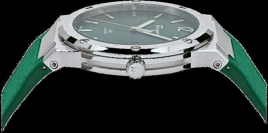 Profil de la montre Salvatore Ferragamo SFDT00519, boîtier argent