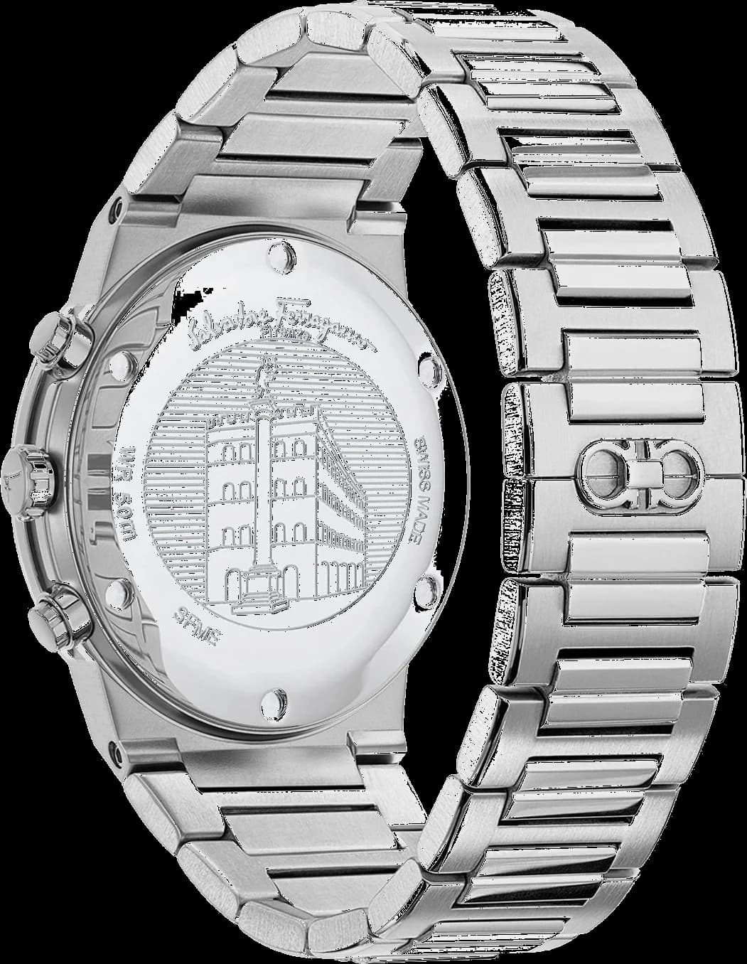 Profil de la montre Salvatore Ferragamo SFME00421, boîtier argent