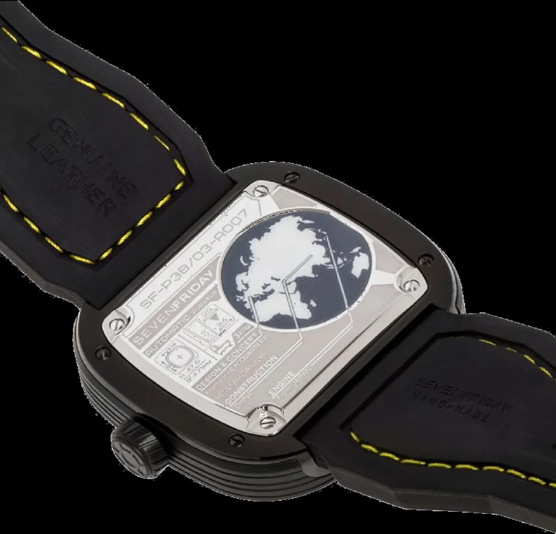 Bracelet cuir de la montre Sevenfriday P3B/03