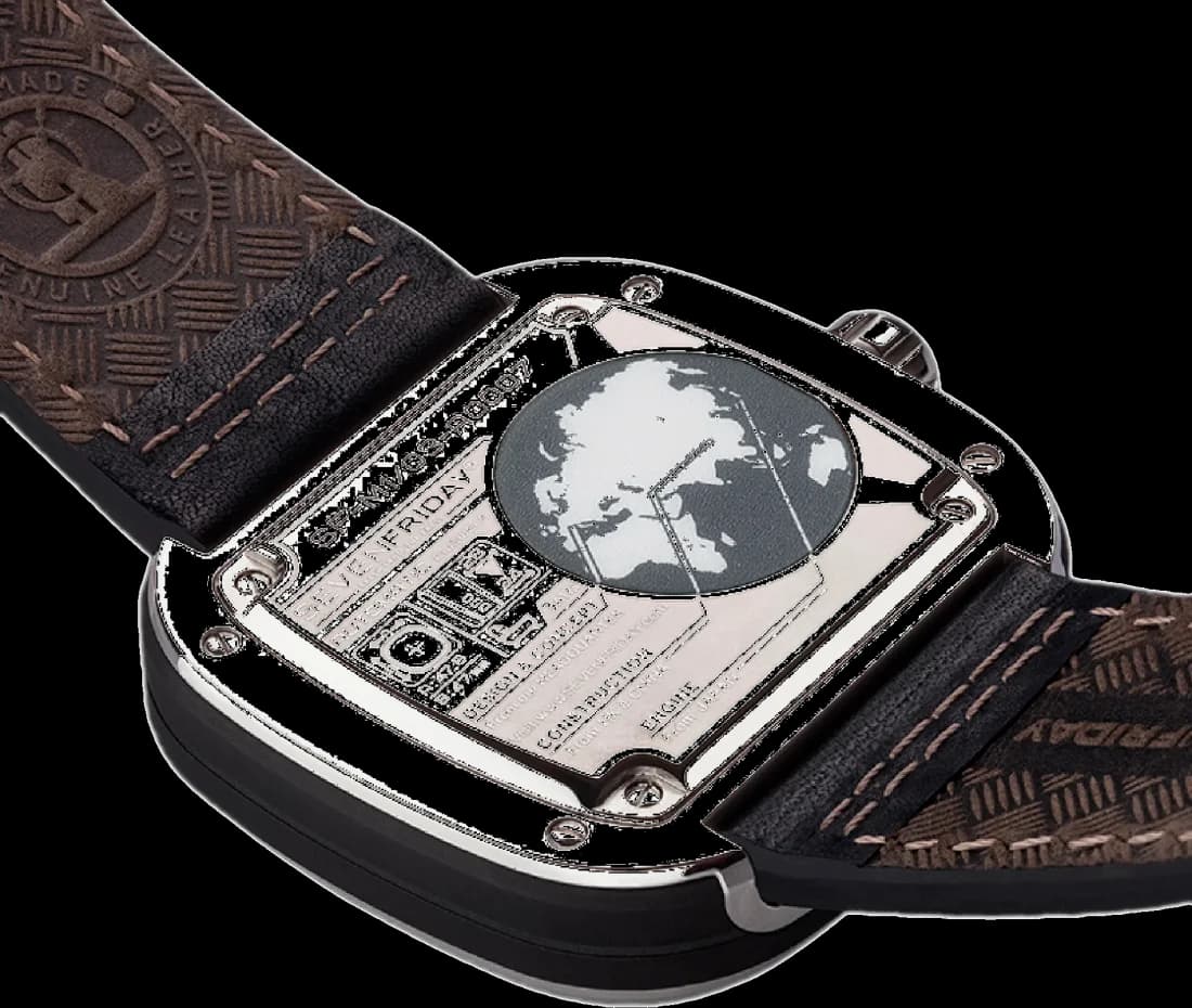 Dos du boîtier de la Sevenfriday M1/03