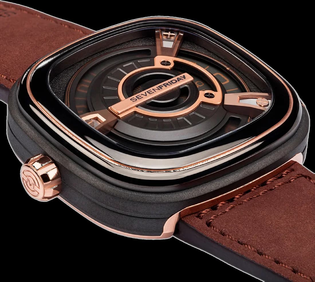 Cadran de la montre Sevenfriday M2/02 en détail