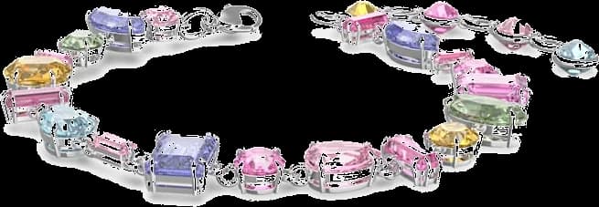Montre femme Swarovski 5613739, bracelet multi couleurs en métal rhodié
