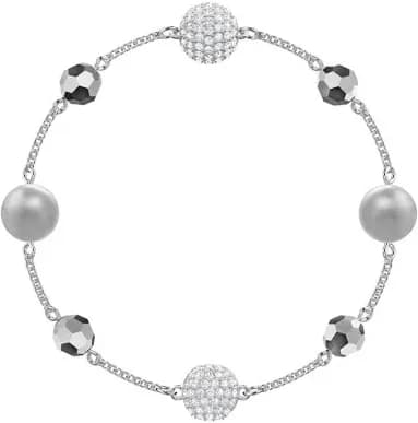 Montre femme Swarovski 5437865, bracelet métal placage perles