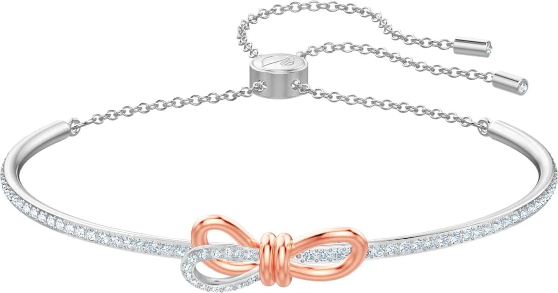 Montre femme Swarovski 5447079, plaqué rhodium à cristaux blancs