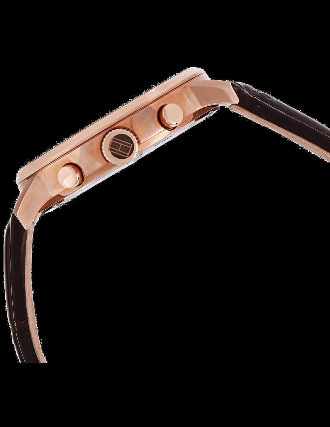 Profil de la montre Tommy Hilfiger 1791308, boîtier or rose