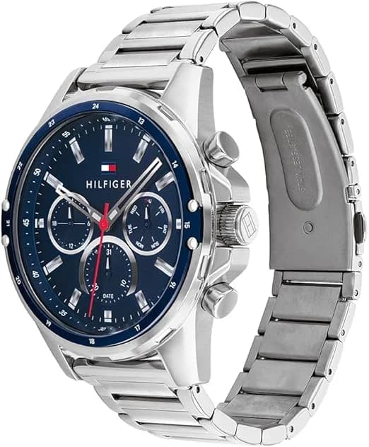 Profil de la montre Tommy Hilfiger 1791788, boîtier argent