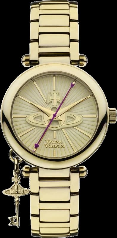 Montre femme Vivienne Westwood VV006KGD, cadran champagne, bracelet acier inoxydable