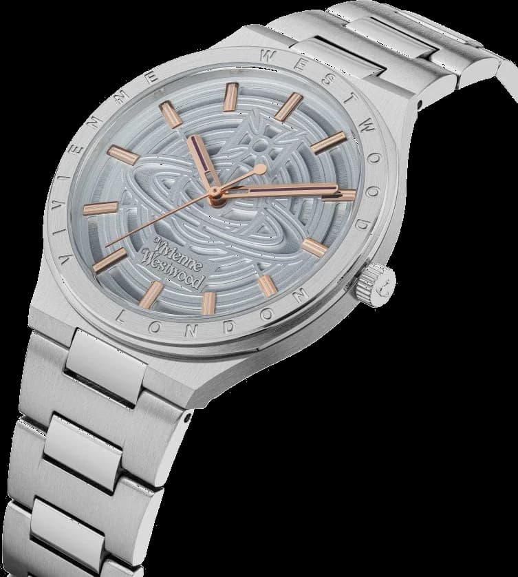 Profil de la montre Vivienne Westwood VV257LBLSL, boîtier argent