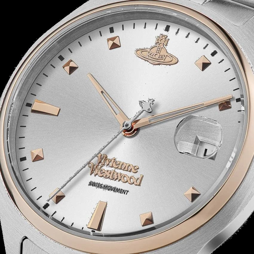 Profil de la montre Vivienne Westwood VV261SLSR, boîtier bicolore