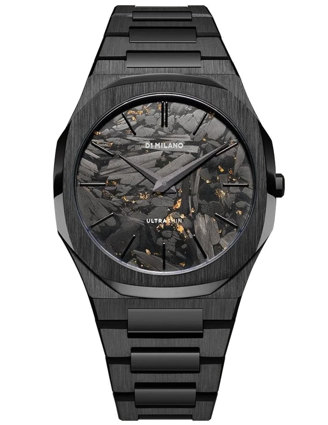 Montre homme D1 Milano UTBJ31, cadran noir et bracelet acier