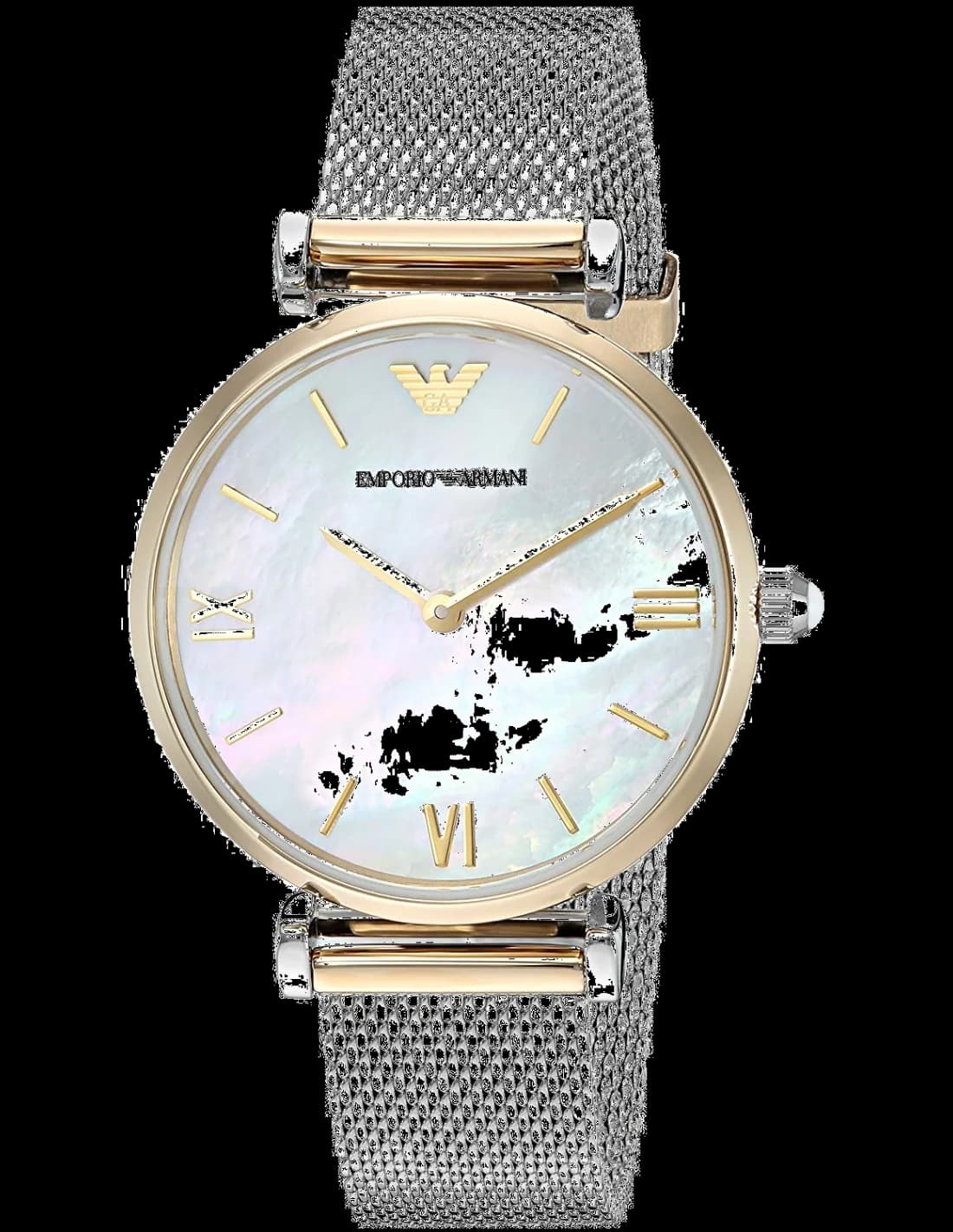 Montre Femme Emporio Armani AR2068 Argentée maille milanaise 
