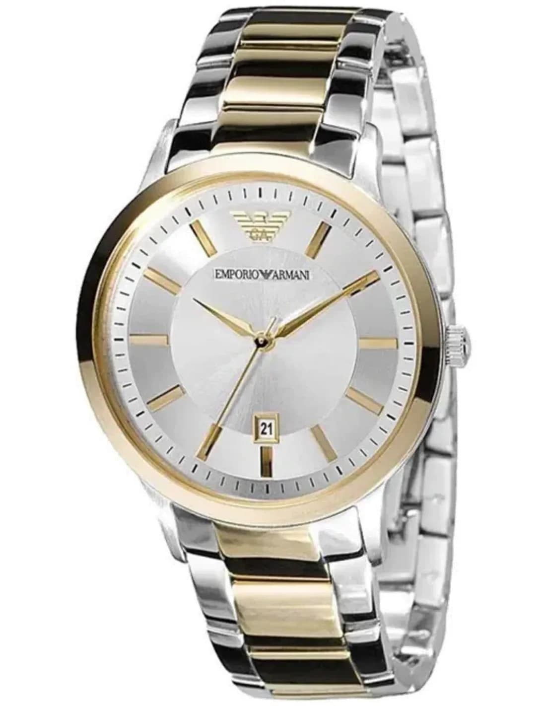Montre Homme Emporio Armani Classic AR2449 Bracelet Acier Bi-Ton