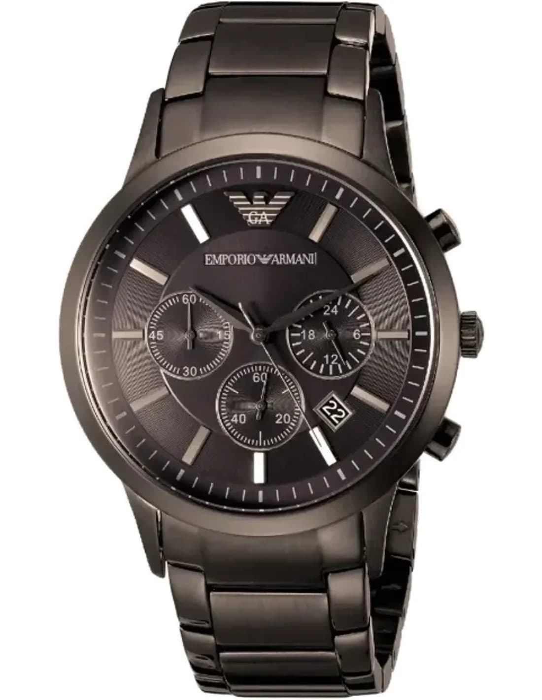 Montre Homme Emporio Armani AR2454 Chronographe en Acier Gris