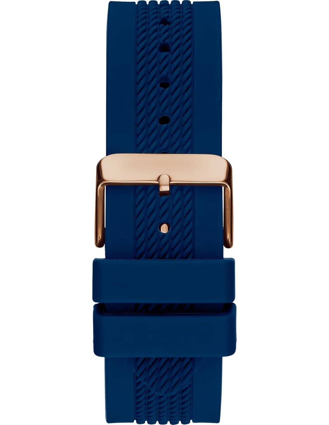 Cadran bleu de la montre Guess GW0051G3 en détail