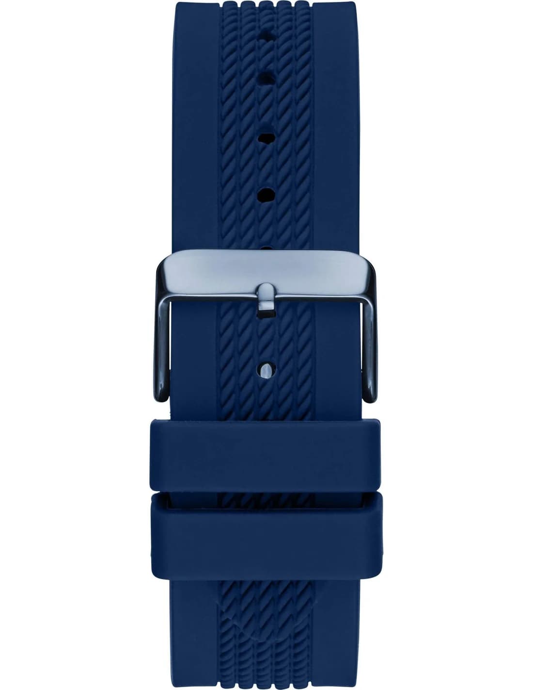 Cadran bleu de la montre Guess GW0051G4 en détail