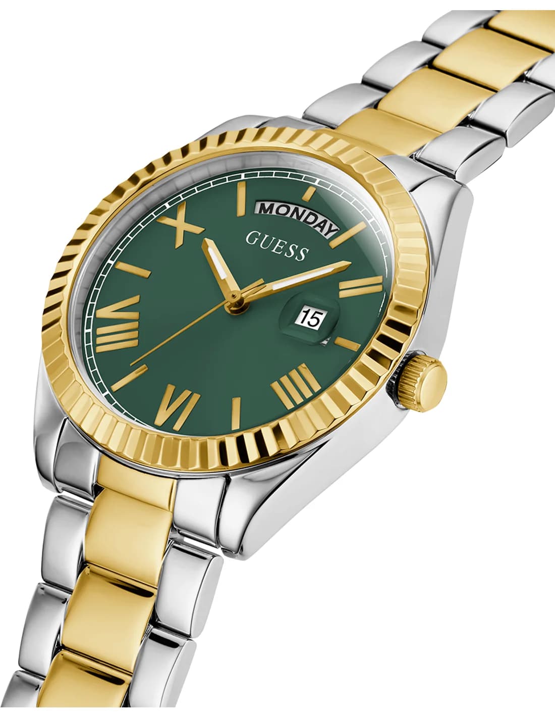Profil de la montre Guess GW0308L5, boîtier or