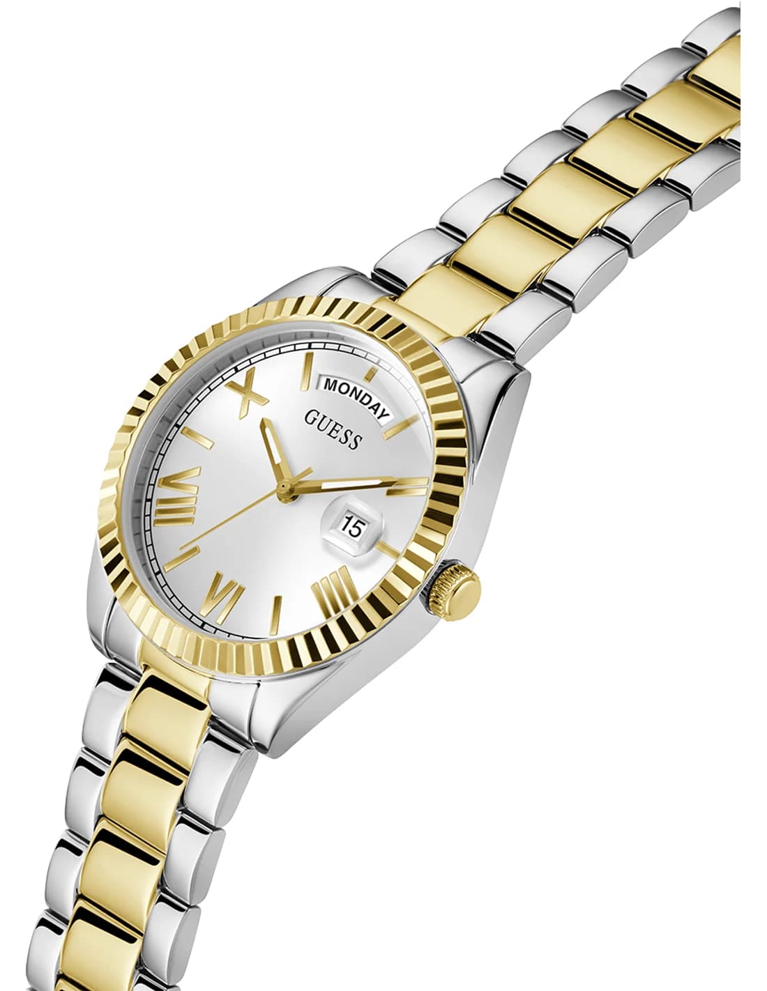 Profil de la montre Guess GW0308L6, boîtier or