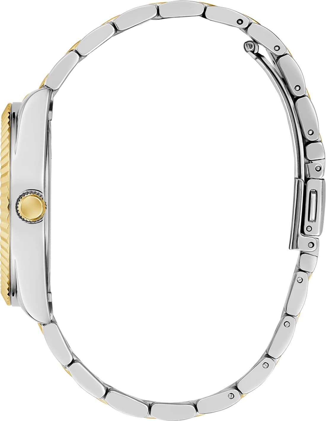 Cadran argent de la montre Guess GW0308L6 en détail