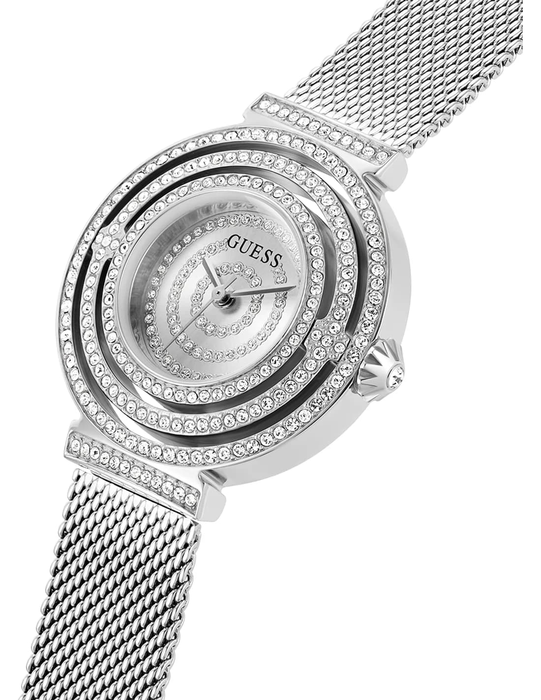 Profil de la montre Guess GW0550L1, boîtier argent