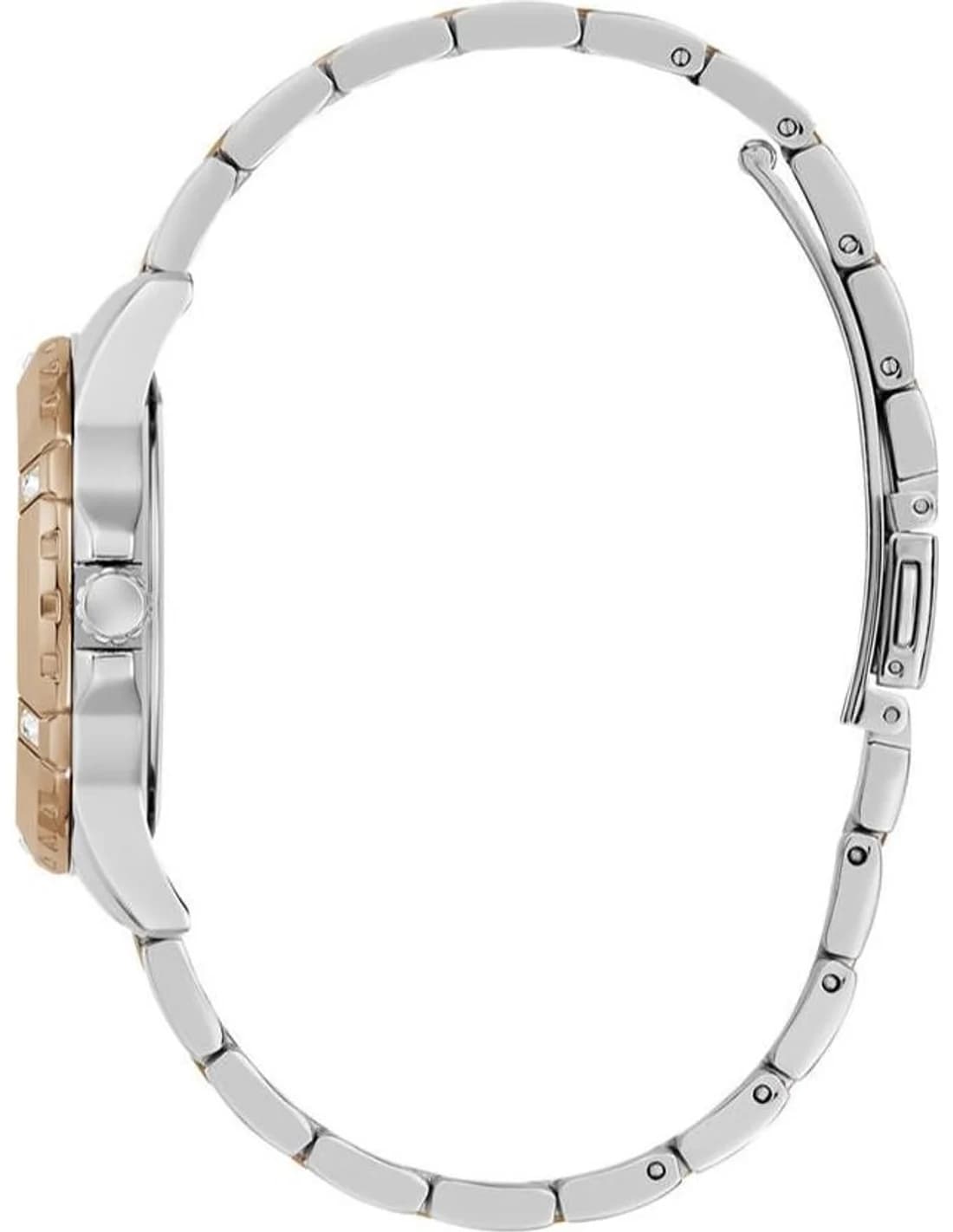 Cadran bordeaux de la montre Guess GW0723L2 en détail