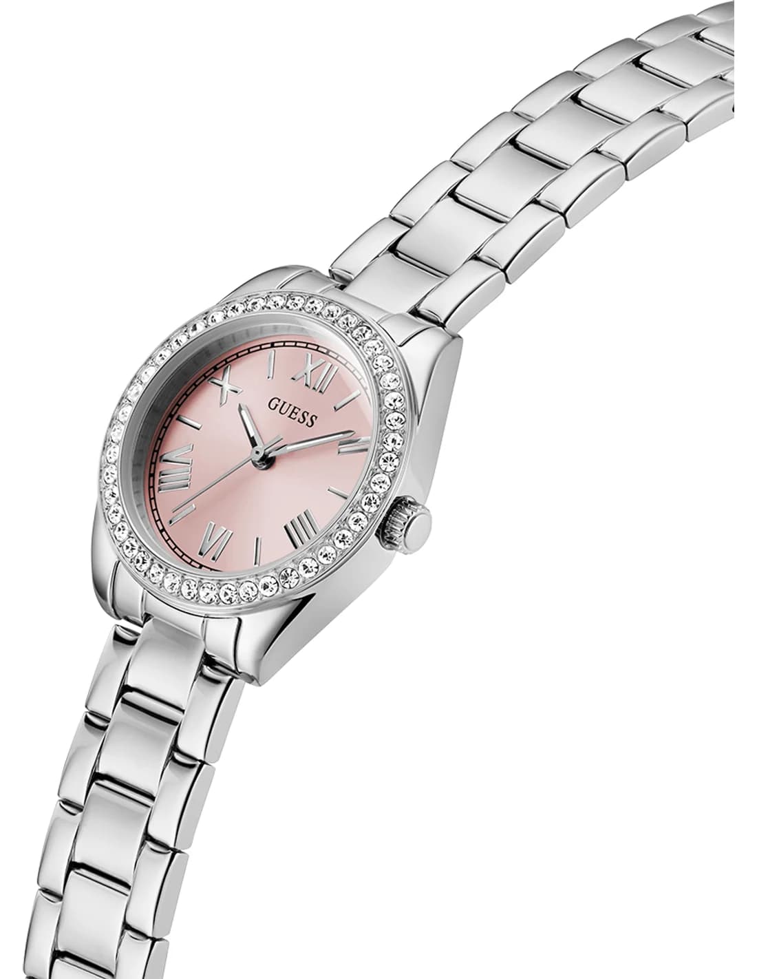 Profil de la montre Guess GW0841L4, boîtier argent