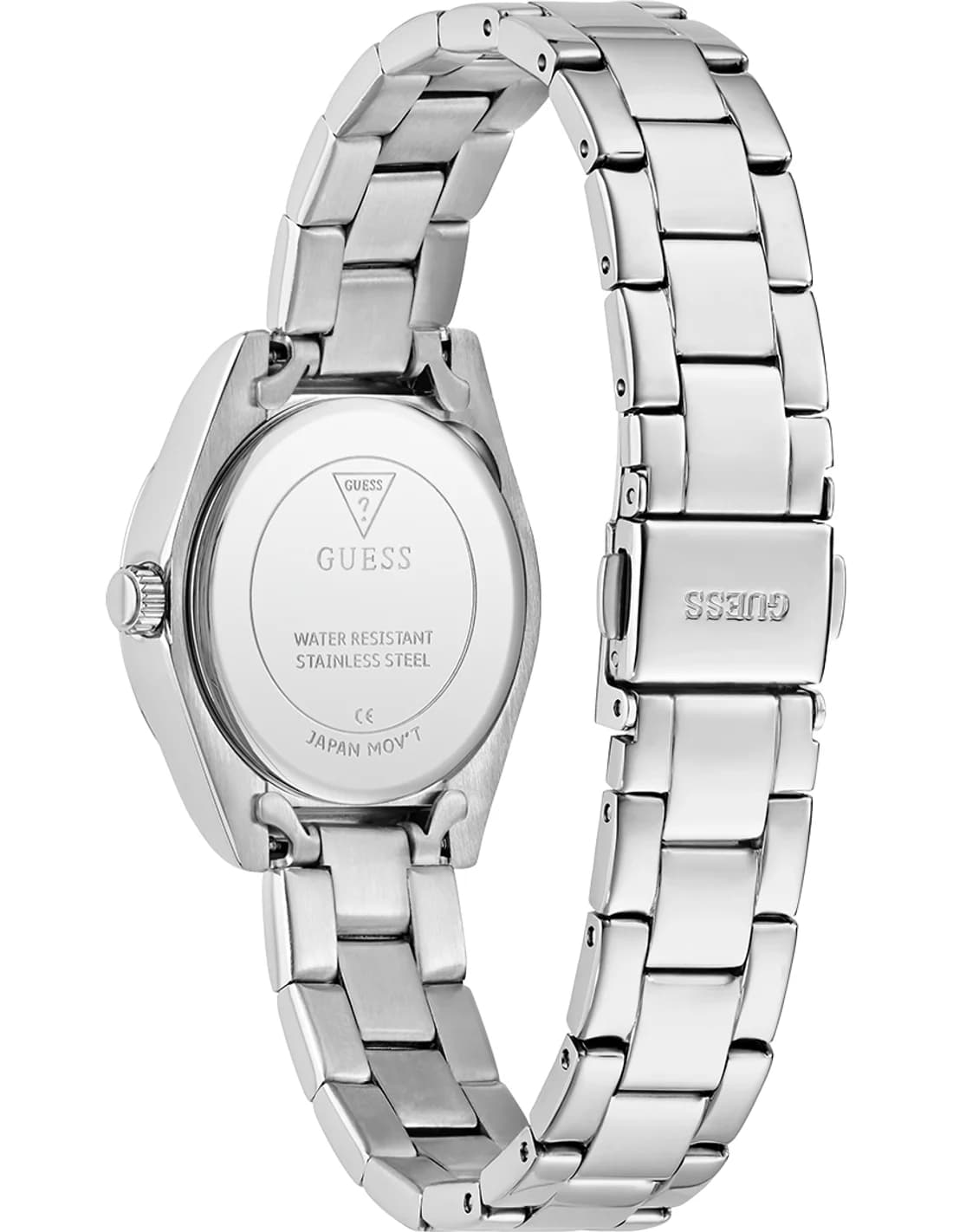 Cadran rose de la montre Guess GW0841L4 en détail