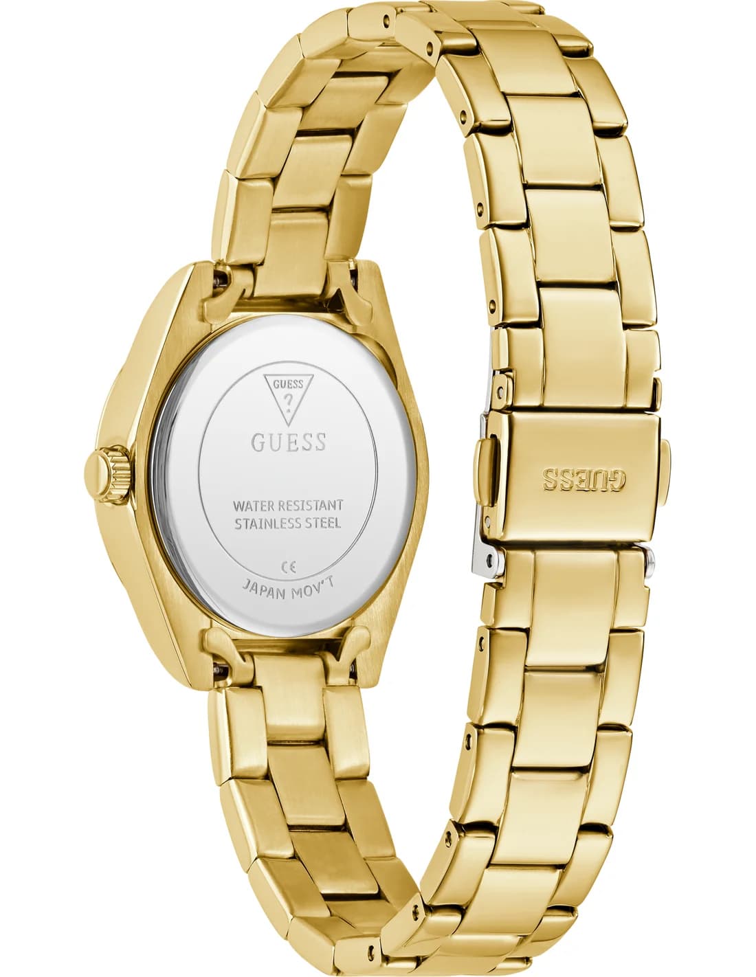 Cadran vert de la montre Guess GW0841L5 en détail