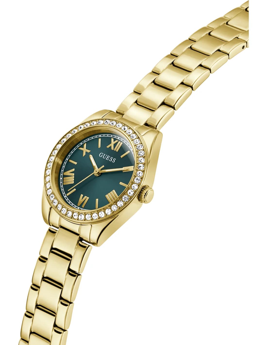 Profil de la montre Guess GW0841L9, boîtier or
