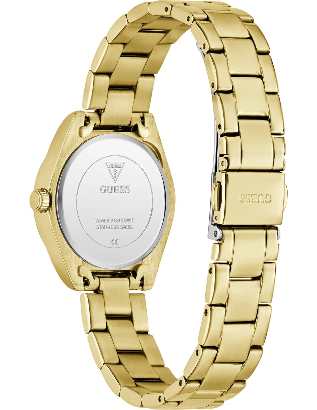 Cadran vert de la montre Guess GW0841L9 en détail